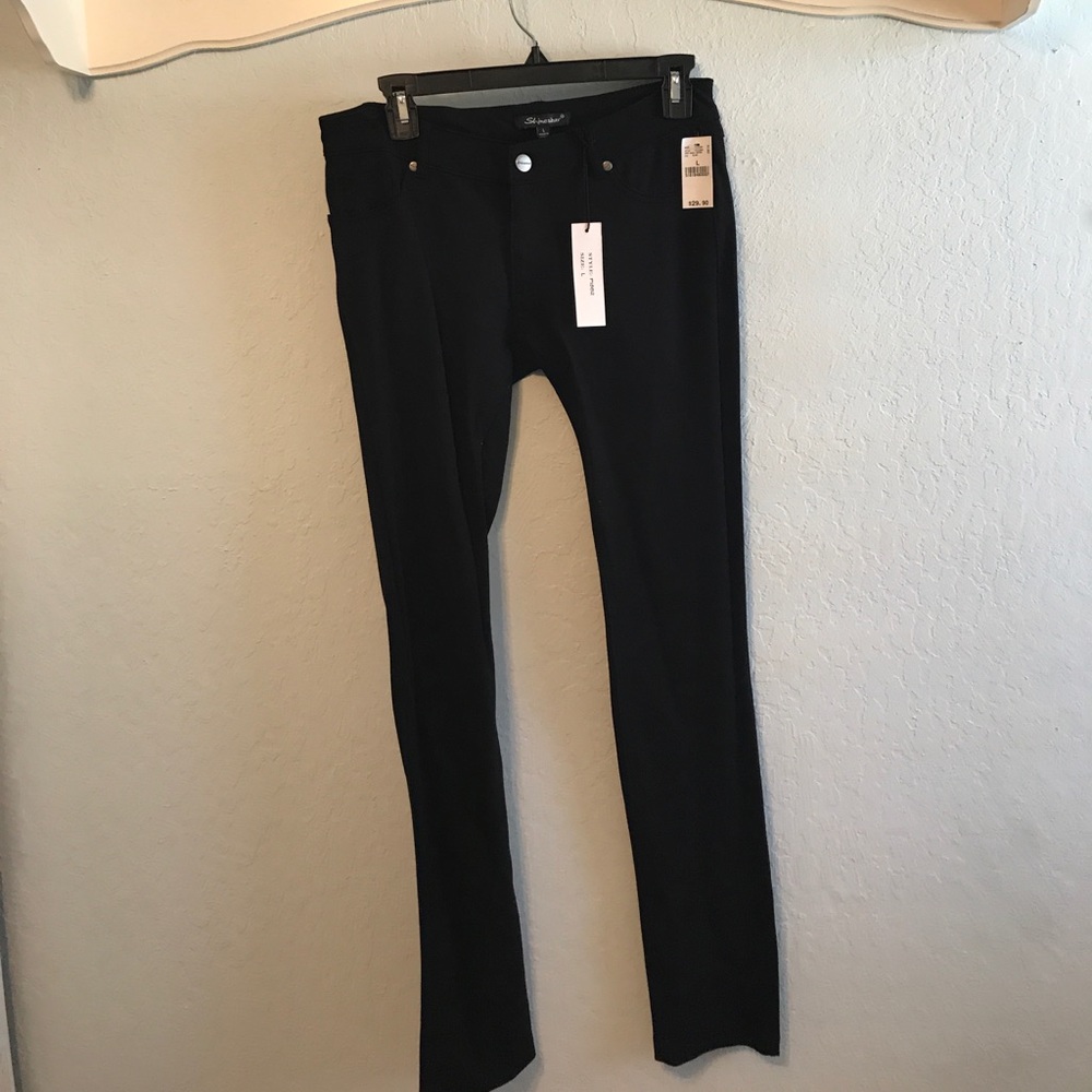 Black jeggings