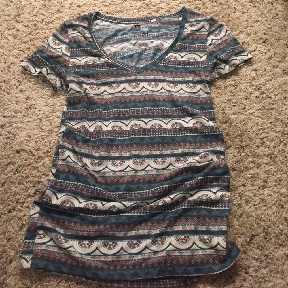 Nollie teal tee shirt