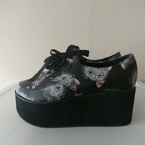 Platform Kitty Shoes