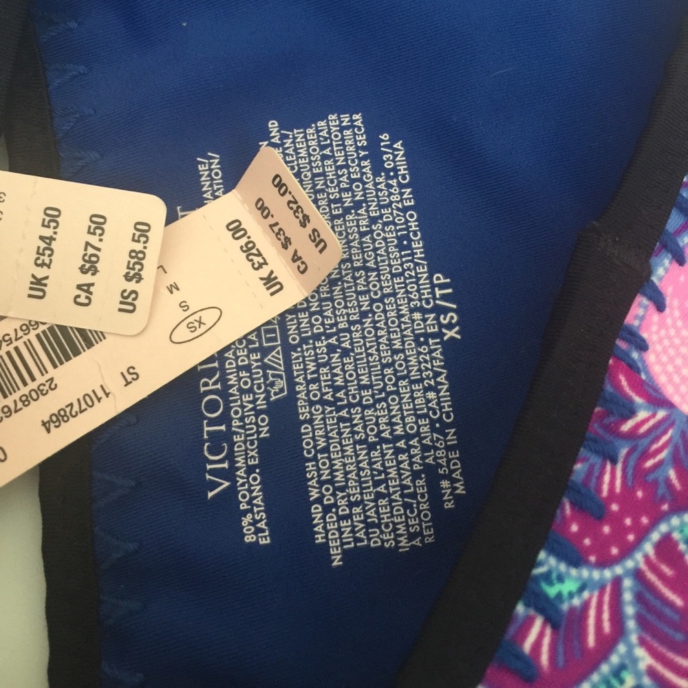 NWT Victoria Secret Bailey CROCHET SWIM BIKINI - Picture 7 of 7