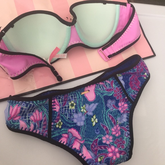 NWT Victoria Secret Bailey CROCHET SWIM BIKINI - Picture 6 of 7