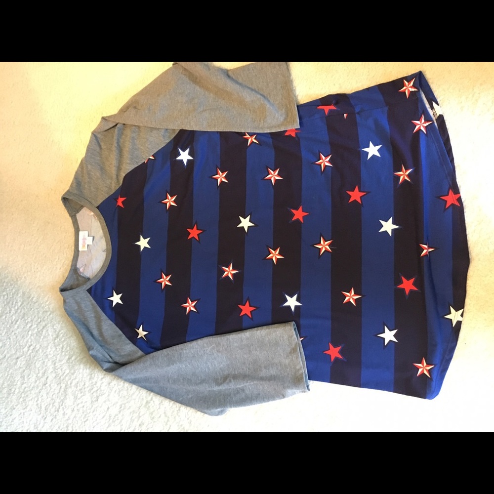 LulaRoe Americana Randy, brand new w out tags.