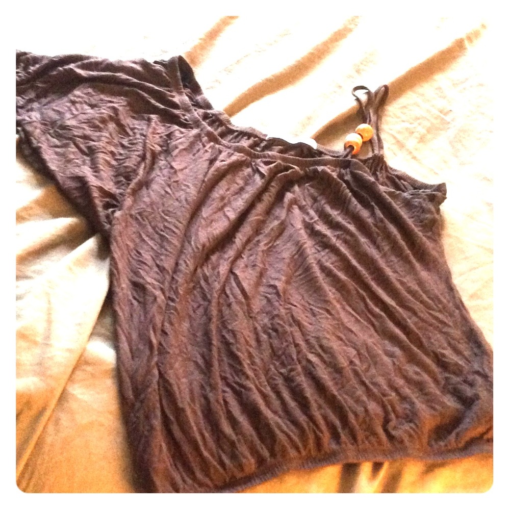 Cute one shoulder Charlotte Russe top