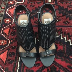 Dolce Vita black chunky heels