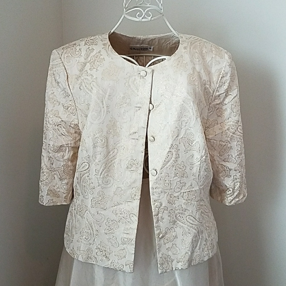 Crimson by Lawrence Kurtz Formal Jacket/Blouse