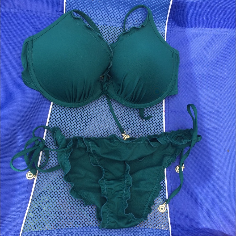 Dark green H&M bikini