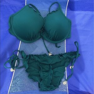 Dark green H&M bikini