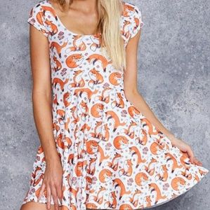 Black milk for fox sake dress 🦊 xxs