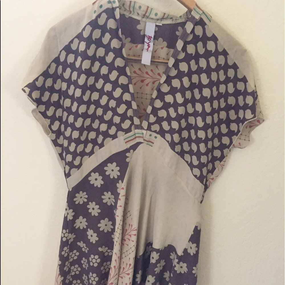 Biya Mixed Print Dress