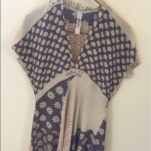 Biya Mixed Print Dress