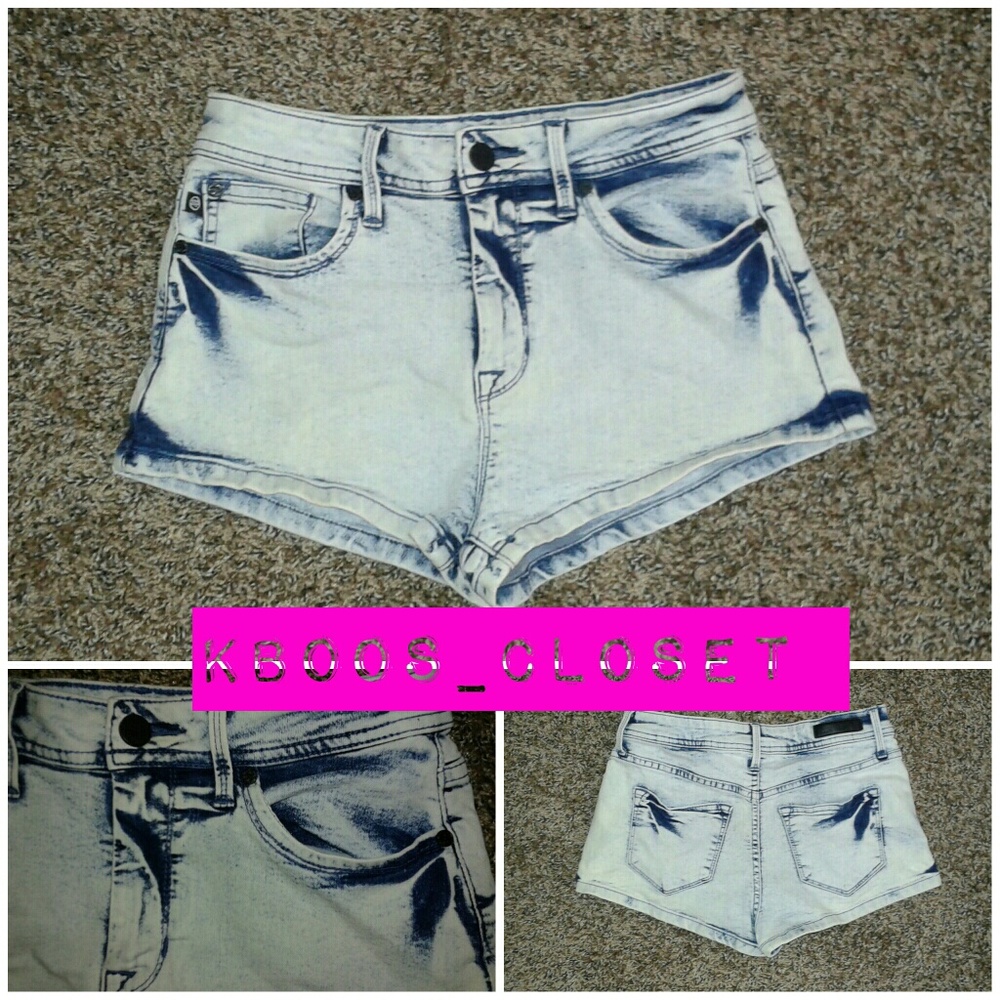 Acid waah, high waisted shorts!