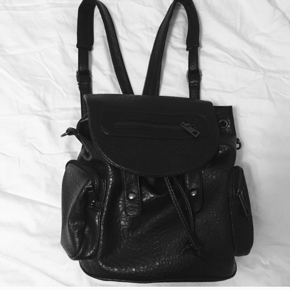 Leather backpacks
