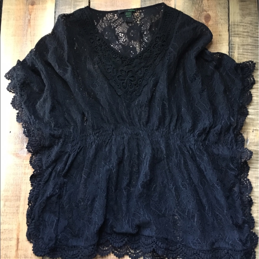 Bell Sleeve Lace Top