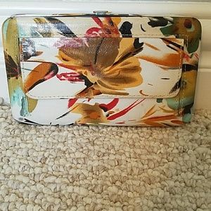 Floral Wallet with matching check book cover