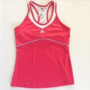 Adidas exercise top w/ built-in bra. Size Medium.