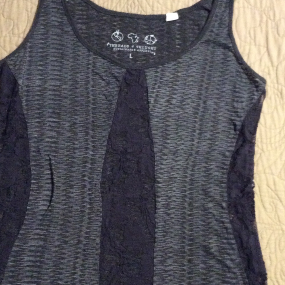 Ladies Threads 4 Thought Lacy Top