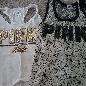 2 Victoria's secret Pink tanks