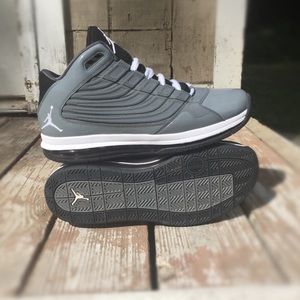 Jordan Big Ups, Gray and Black, Size 11.5
