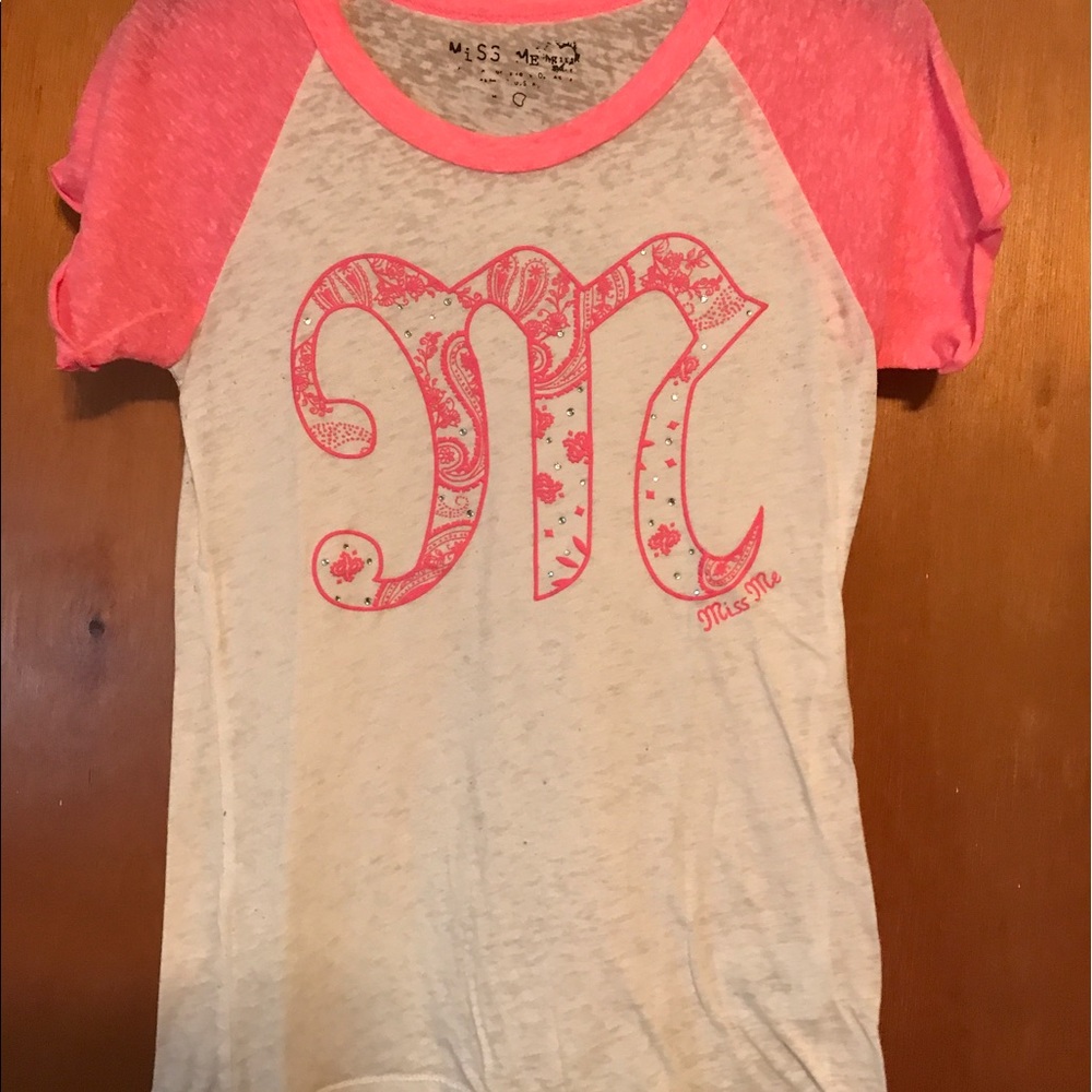 Miss Me burn out shirt