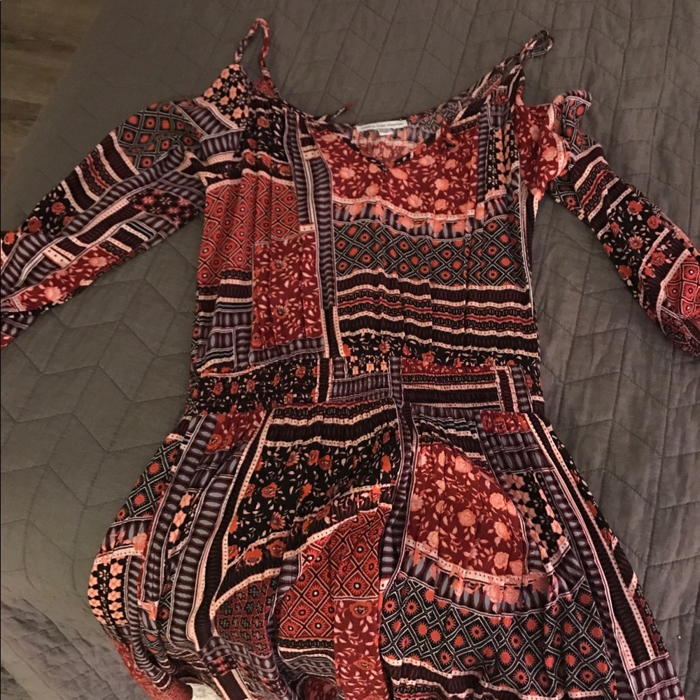 American eagle open shoulder dress