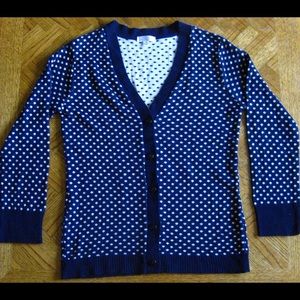 Polka dot cardigan