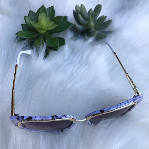 🌱Last 1 🌱 Marble Cat Eye Sunglasses Oversized - Picture 4 of 5