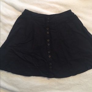 Kimchi blue button down black skirt