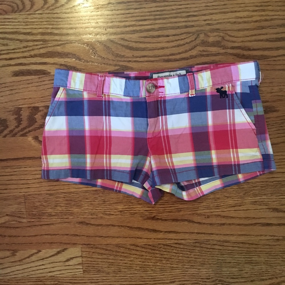 Plaid Abercrombie & Fitch Shorts