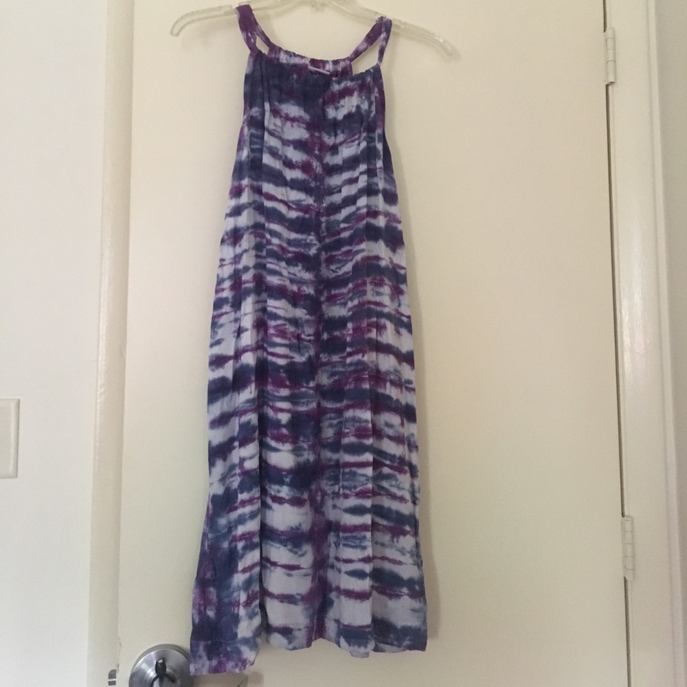 Hand tie dye boho sun dress ✌🏽