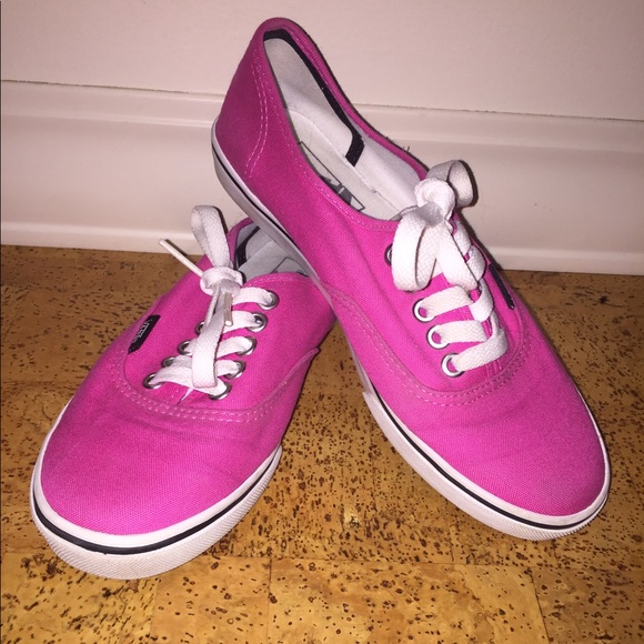 bright pink vans