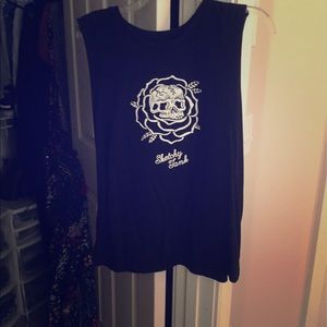 Sketchy Tank muscle tee