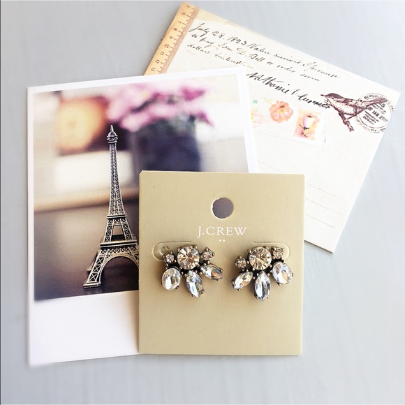 J. Crew crystal studs - Picture 5 of 5