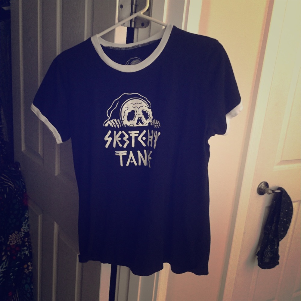 Sketchy Tank tee