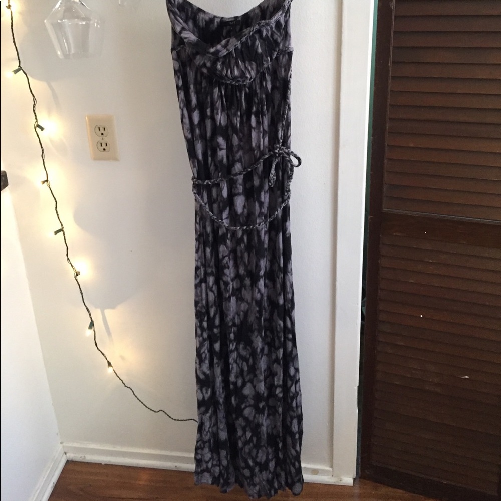 Tart collections strapless tie dye maxi dress