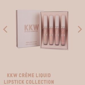 KKW x Kylie crème liquid lipsticks