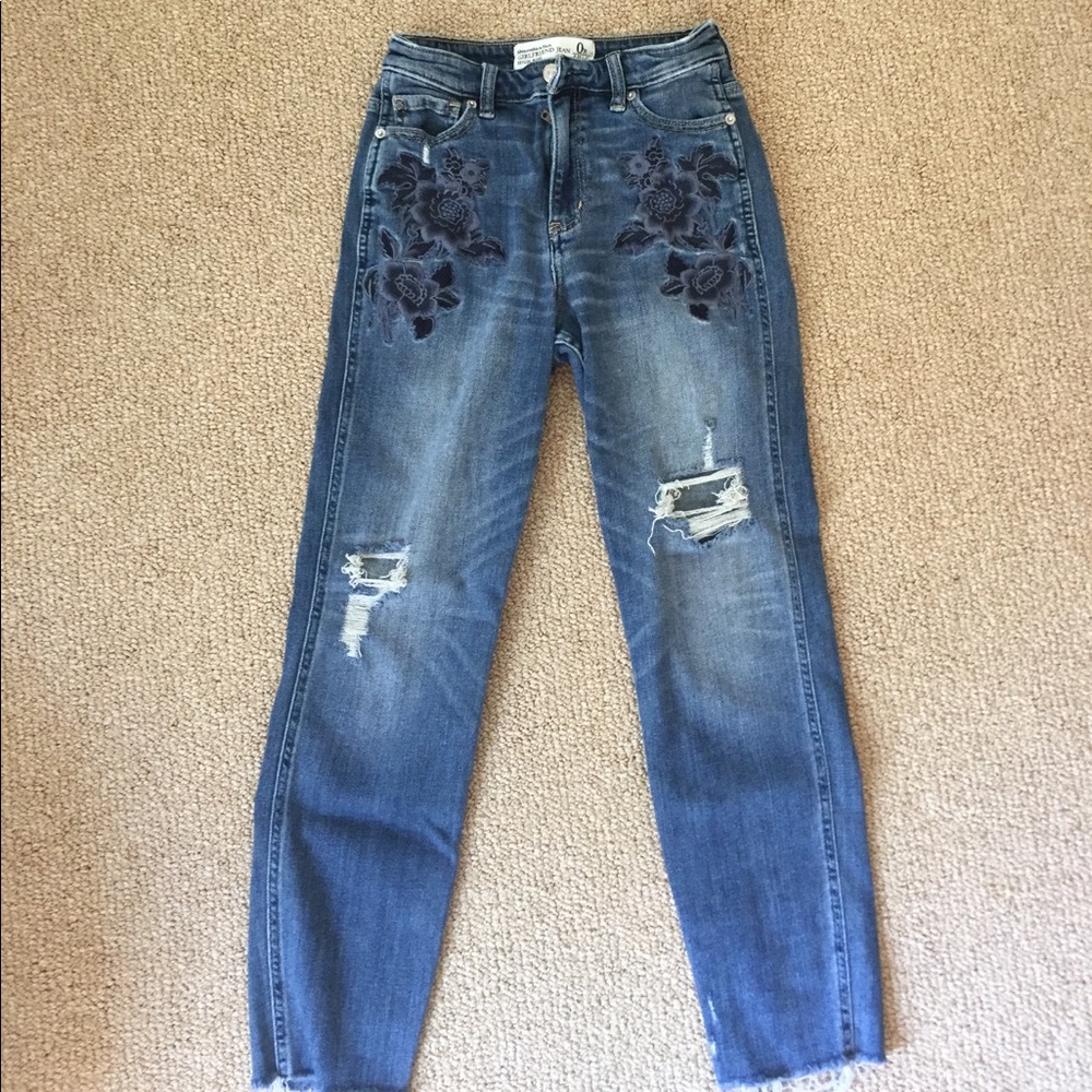 abercrombie and fitch girlfriend jean
