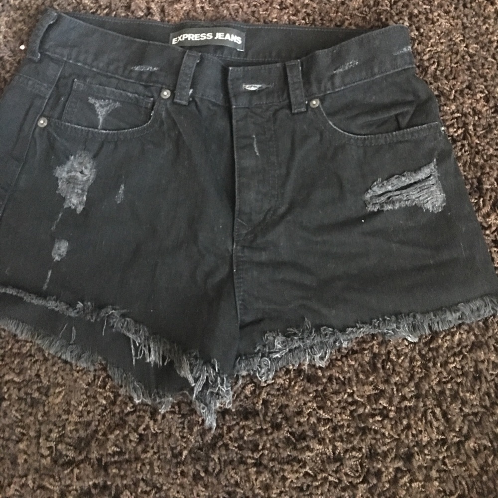 Destroyed express jeans