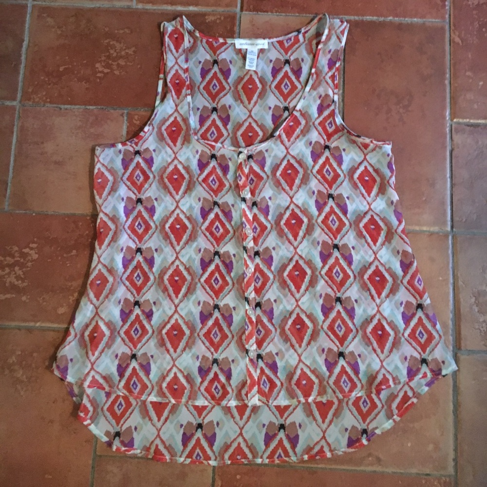 Sleeveless blouse