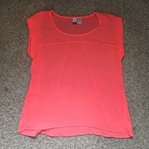 Coral short sleeve shirt