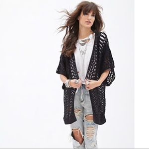Open Knit Cardigan
