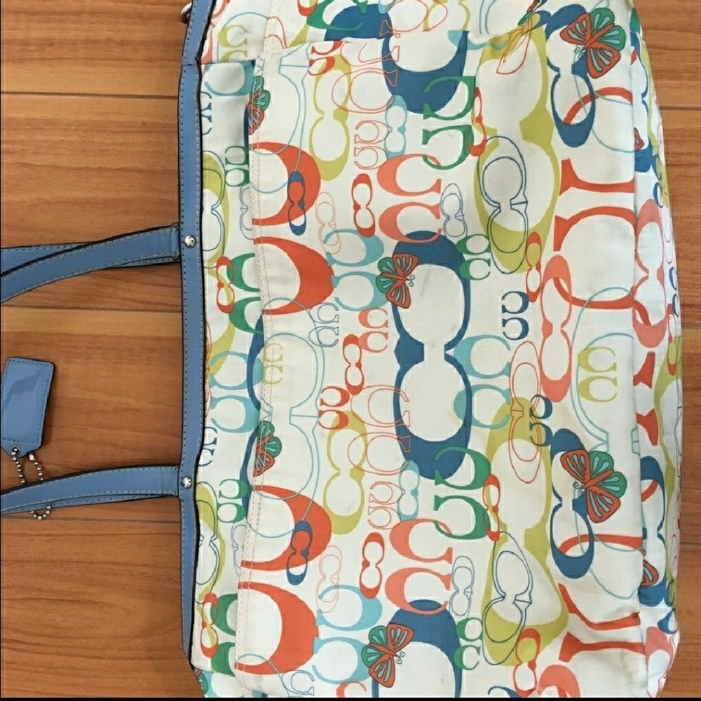 Coach Diaper Bag with matching wallet/wristlet