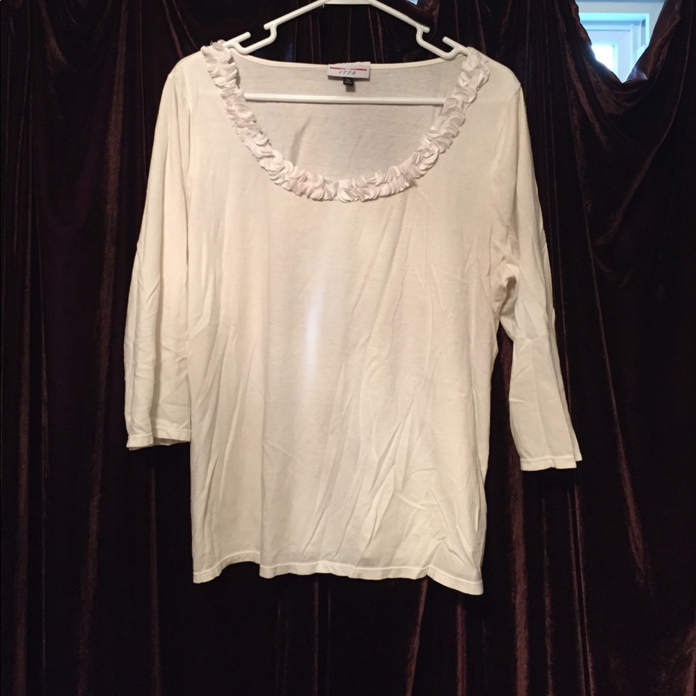 White embellished blouse