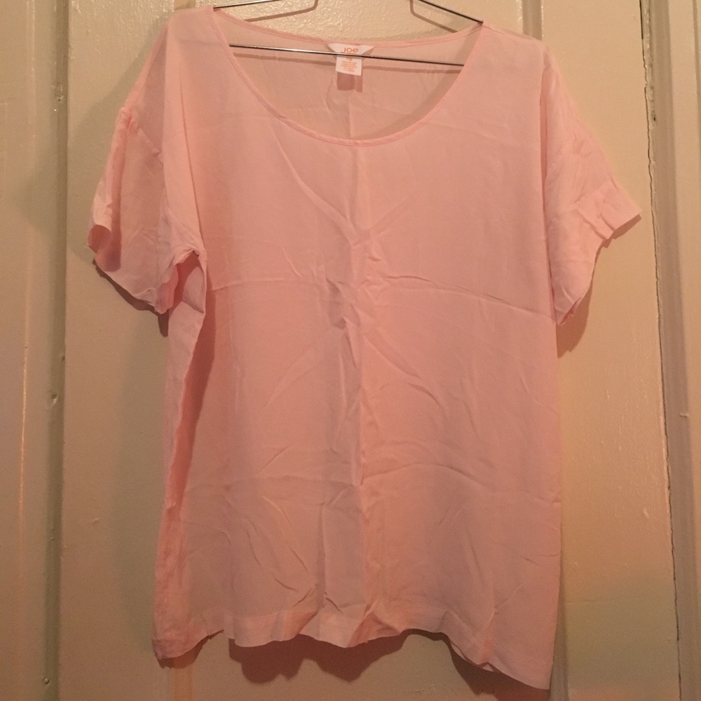 Joe fresh pink blouse