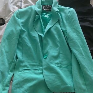 Turquoise blazer