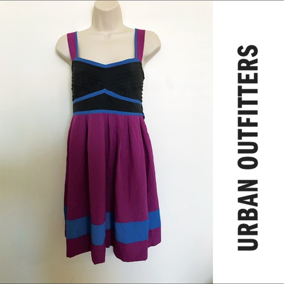 Urban Outfitters Dresses & Skirts - FIRM! Urban Outfitters Kimchi Magenta & Blue dress
