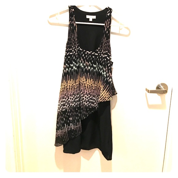 Black/multicolored swing dress - Picture 1 of 2