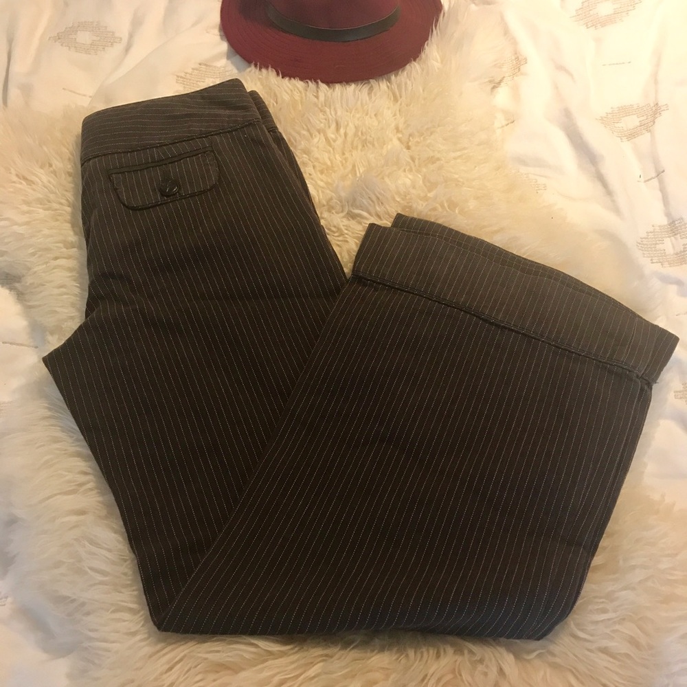 Anthropology Cartonnier Brown Wide Leg Trouser