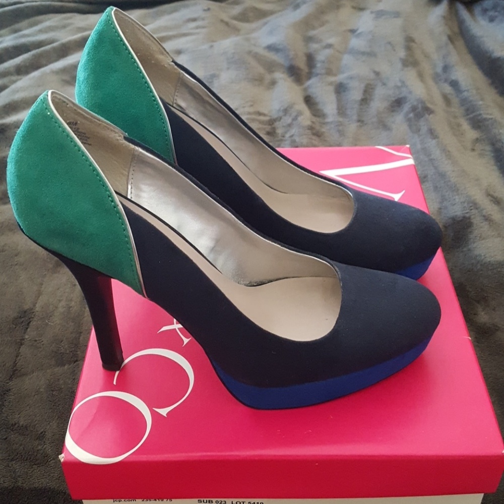 Multi color heels
