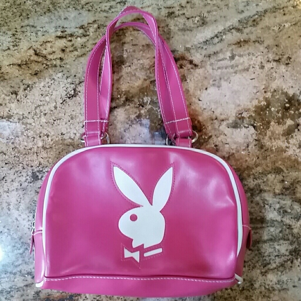 Playboy Pink Bowler Purse