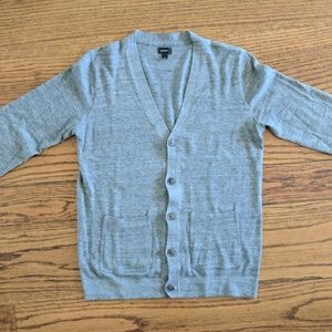 J. Crew Gray Cardigan Sweater
